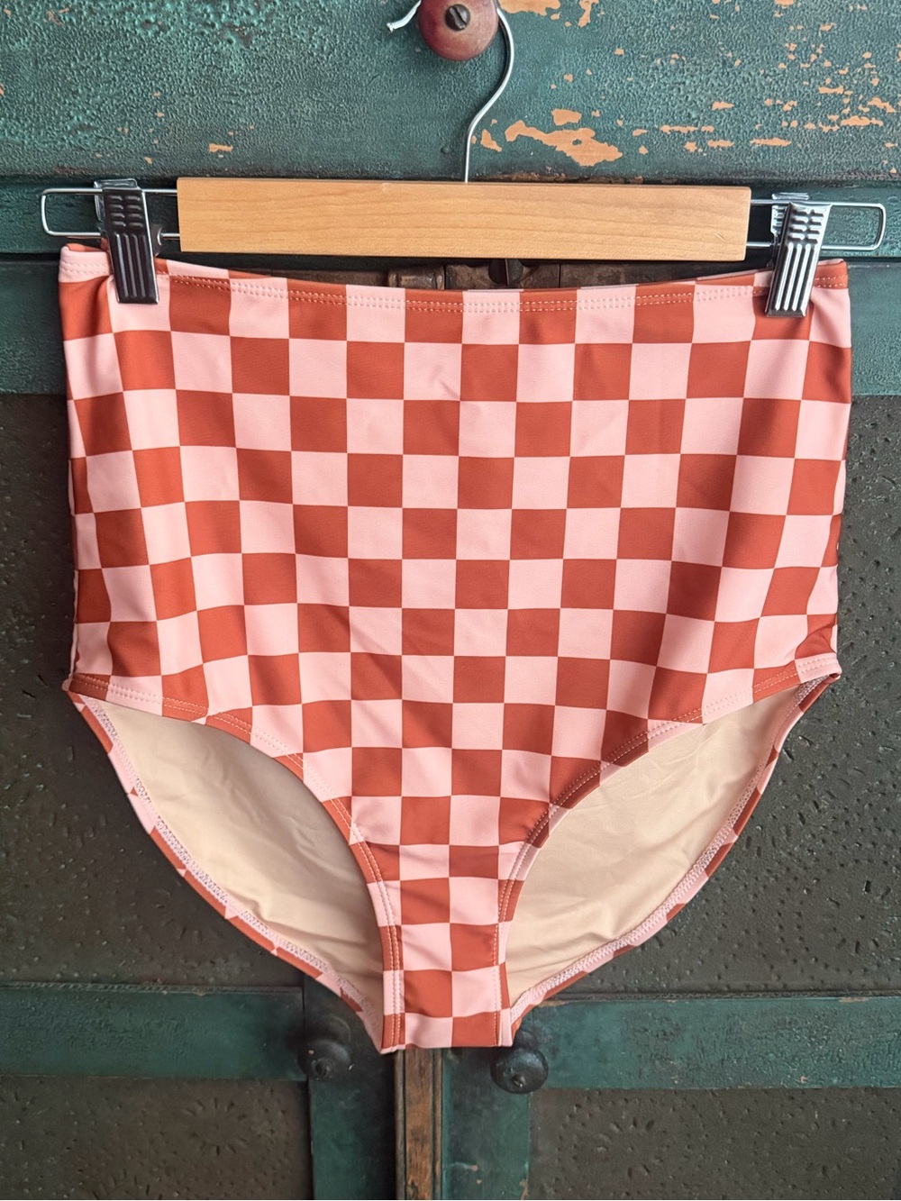 Livy & Kate Swim High Waisted Swim Bottoms in Check Me Out